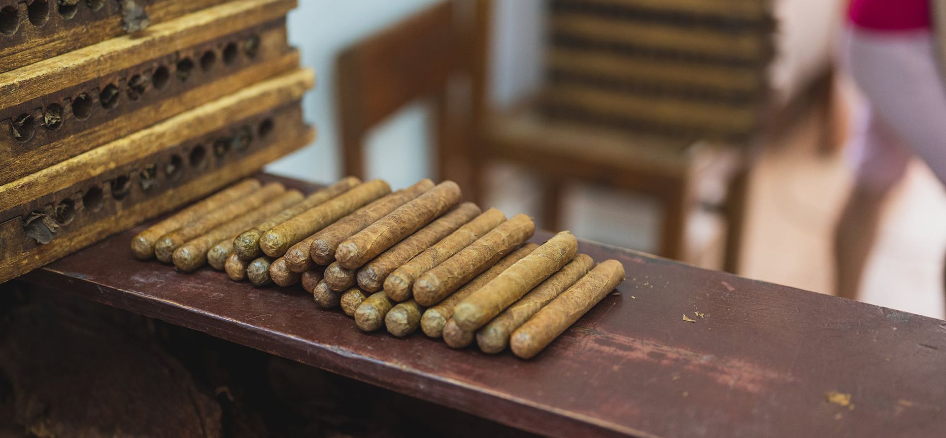 Cigars On The Counter.