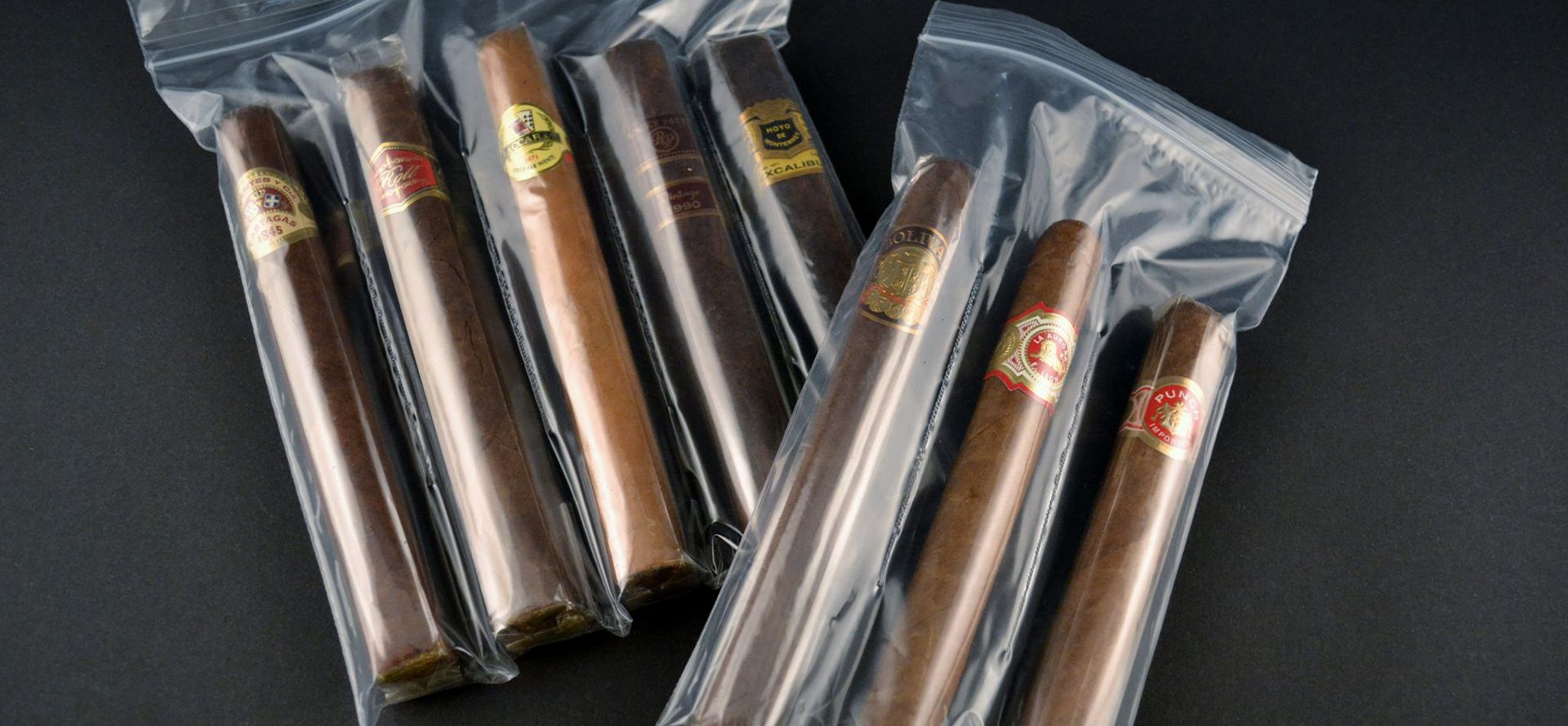 Ziploc Bag With Cigars.